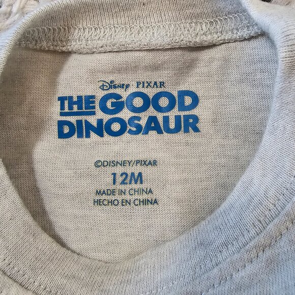 Disney Pixar The Good Dinosaur Baby Boy Shirt and Vest Set 12M - Picture 6 of 7